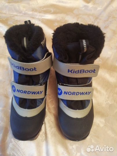 Лыжный набор KidBoot nord WAY. Лыжи ботинки и палк