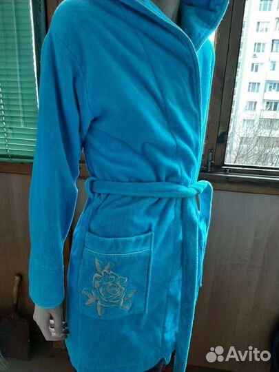 Халат женский махровый