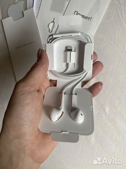 Наушники apple earpods lightning