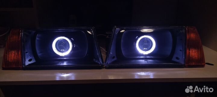 Прозрачные стекла на любые фары авто под линзу Led