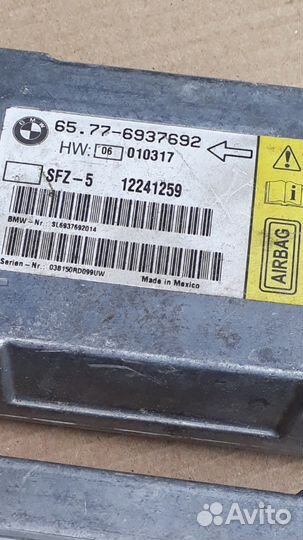 Блок управления airbag bmw e60 65776937692