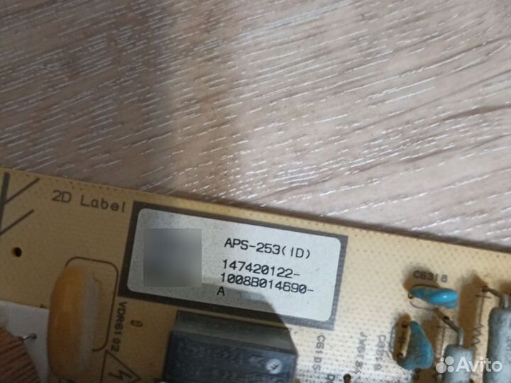 Блок питания APS-253(ID) sony KDL-40EX402