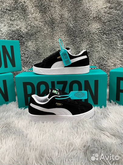 Puma Suede XL Черные оригинал Poizon