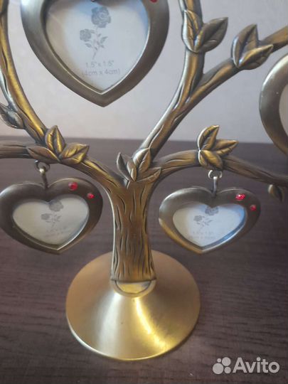 Металлическая интерьерная фоторамка