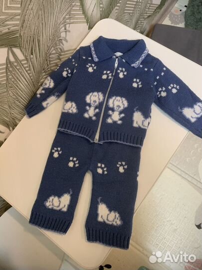 Теплый костюм для малыша