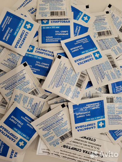 Салфетка спиртовая 60*100