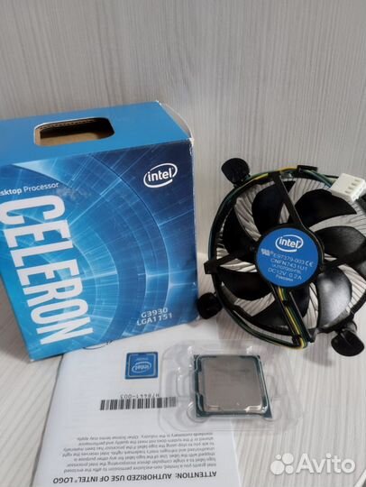 Процессор intel Celeron G3930 BOX/ обмен