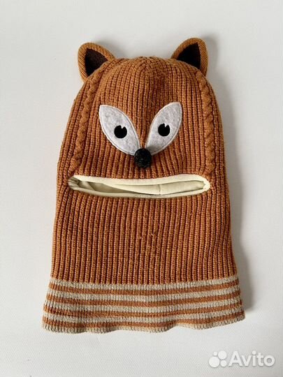 Шапка 2 шт разные зимняя / деми 2-4г