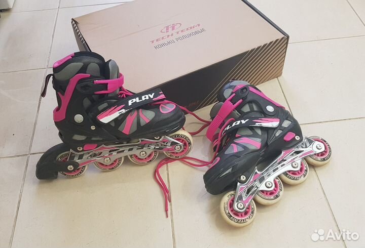 Роликовые коньки детские раздвижные