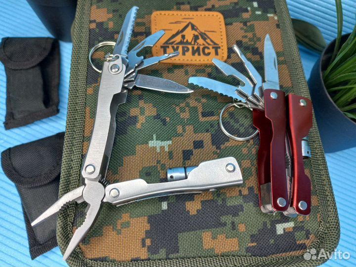 Мультитул 8в1 с фонариком