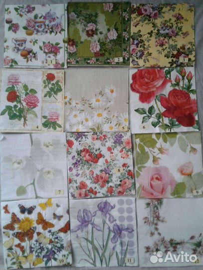 Салфетки для декупажа