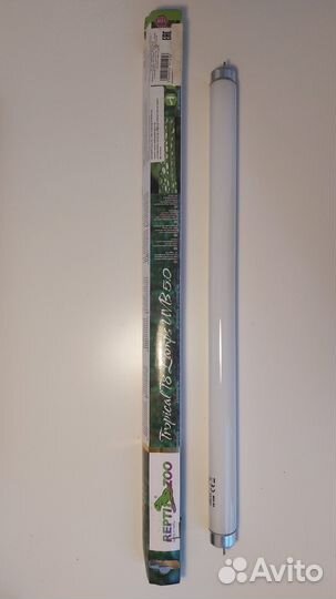 Уф лампа для террариума repti zoo T8 UVB 5.0 15 Вт