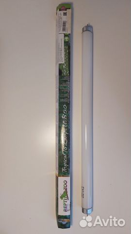 Уф лампа для террариума repti zoo T8 UVB 5.0 15 Вт