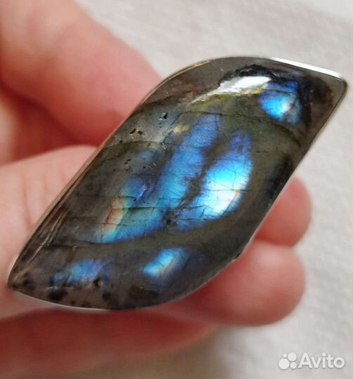 Лабрадорит кольцо 43х19мм