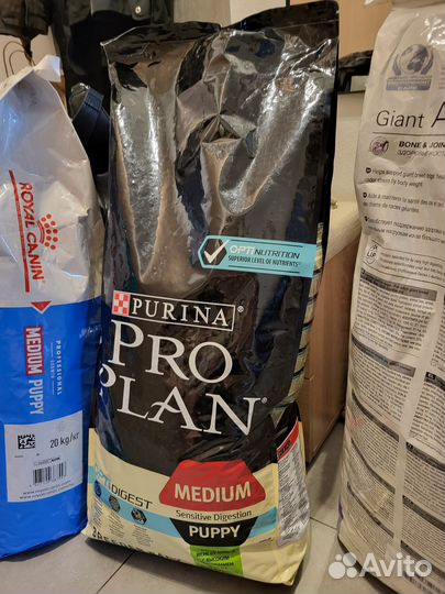 Корм для собак purina pro plan с ягненком 18 кг