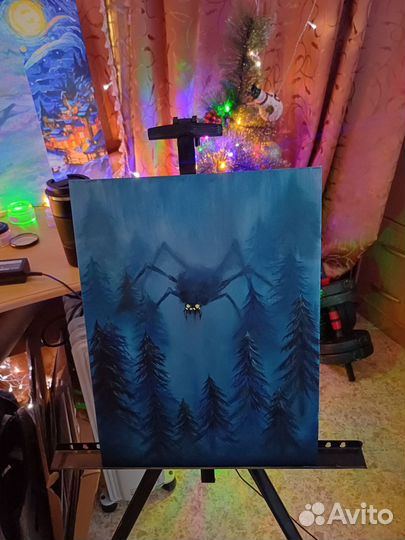 Картина маслом на холсте пейзаж