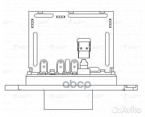 LFR 1411 luzar Резистор э/вент. отоп. Tiida (04