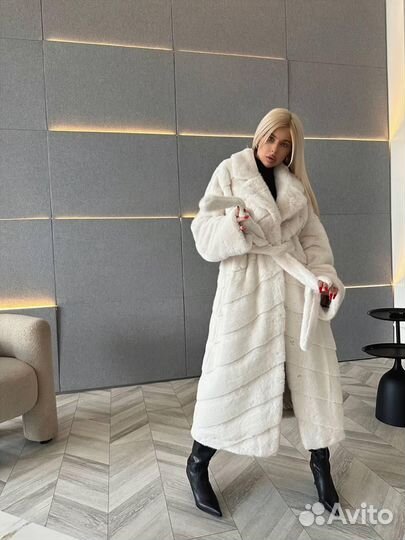 Шуба под норку премиум