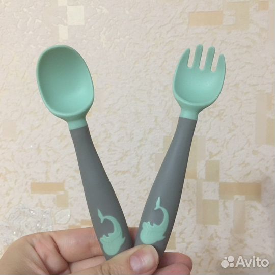 Детский набор: ложка и вилка