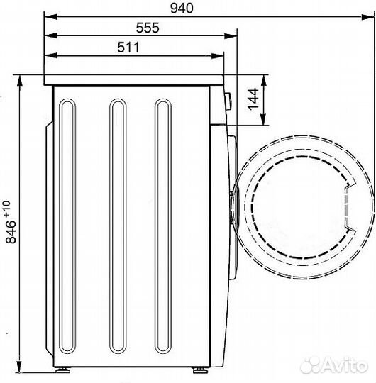 Стиральная машина atlant сма 70С107-010