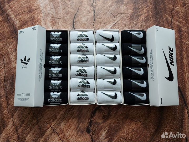 Носки Nike Adidas Fila Reebok