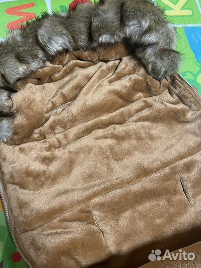 Конверт для малыша в коляску/санки dearest бежевый