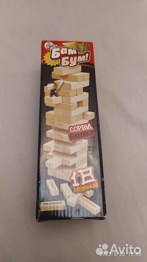 Настольная игра деревянная башня