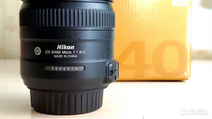 Макро объектив nikon 40mm 2.8