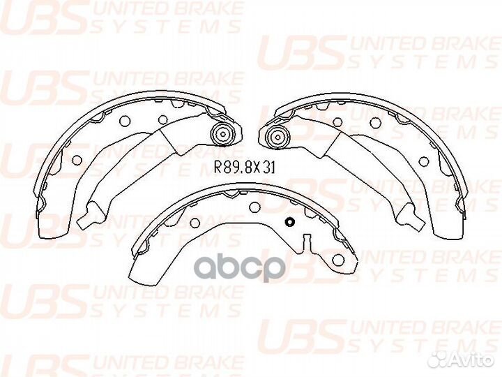 Тормозные колодкибар.chevrolet spark 1.0/0.8 05