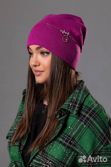 Шапка женская без утеплителя