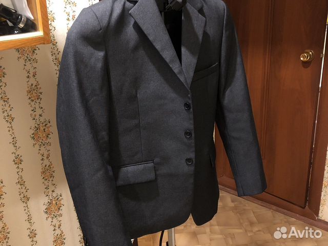 Пиджак школьный для мальчика 152