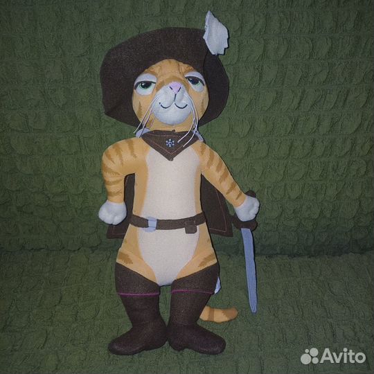 Мягкая игрушка Кот в сапогах