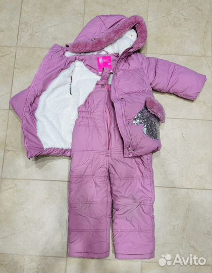 Зимний костюм для девочки 98