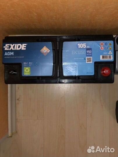 Аккумулятор Agm 105Ah 950