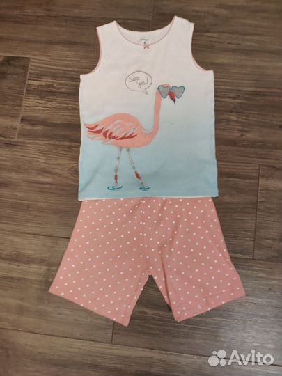 Летняя пижама на девочку Carter's 8 лет