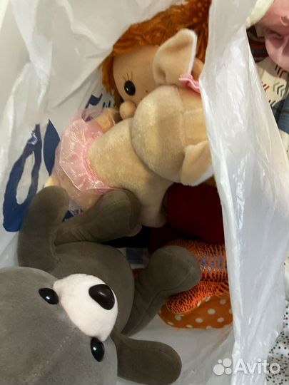 Мягкие игрушки пакетом