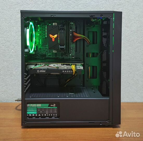 Игровой пк Ryzen 4500/ RX 5600 XT/ 16Gb DDR4/ NVMe