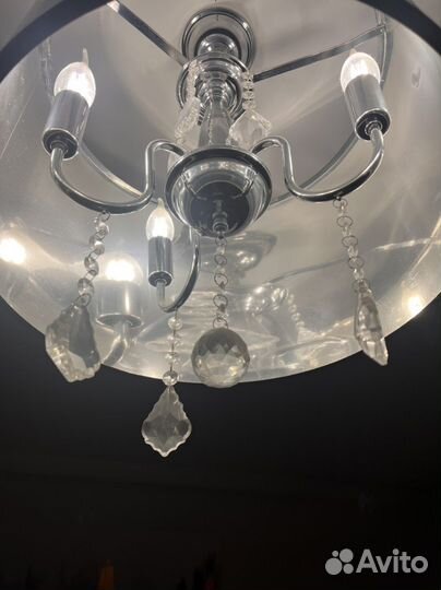 Люстра потолочная хрустальная