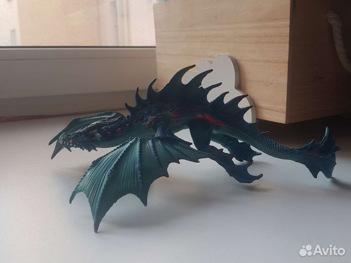 Игрушка дракона schleich Б У