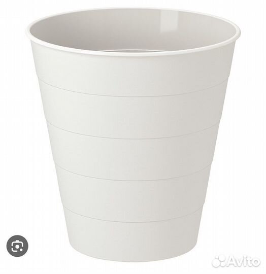 Мусорное ведро феисс IKEA белое, 10 л