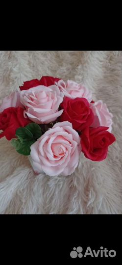 Букет цветов из мыла