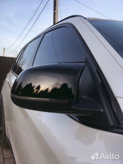 Накладки на зеркала (крышки) Х5 М BMW F15 черные