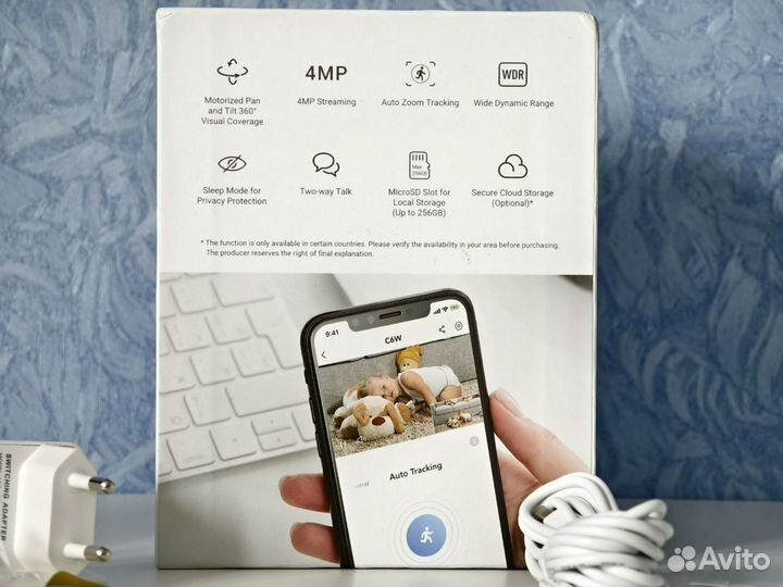 Ezviz C6W 4 мп Камера видеонаблюдения купольная