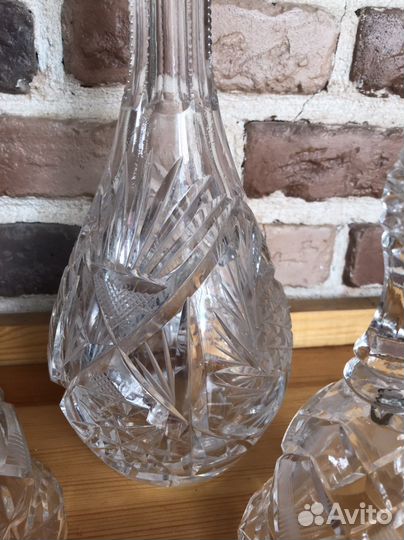 Хрустальные бокалы и графин Nachtmann Германия