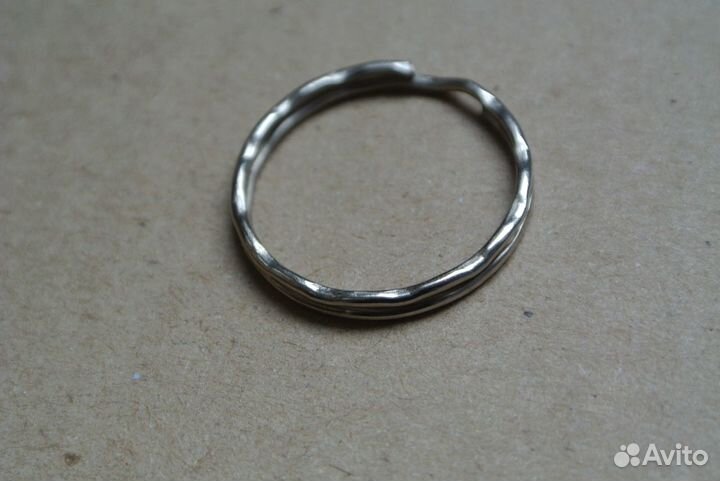 Кольца для ключей рифлёная или гладкая поверхность