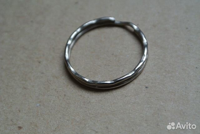 Кольца для ключей рифлёная или гладкая поверхность