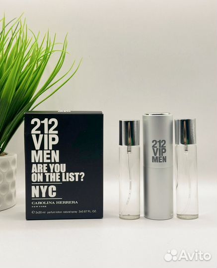 Carolina herrera 212 vip men