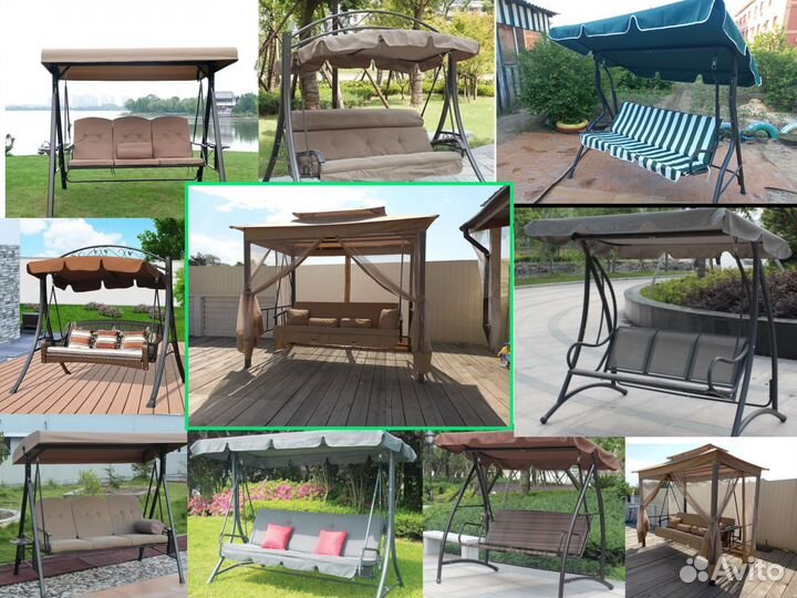 Качели садовые. Новые