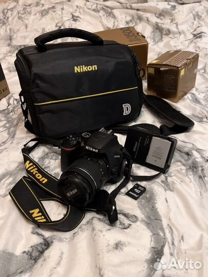 Зеркальный фотоаппарат nikon d3500