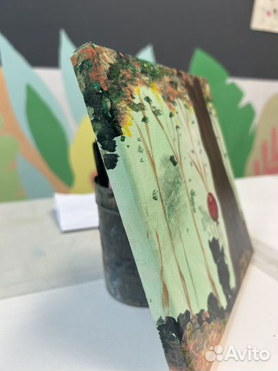 Картина холст акрил Винни-Пух